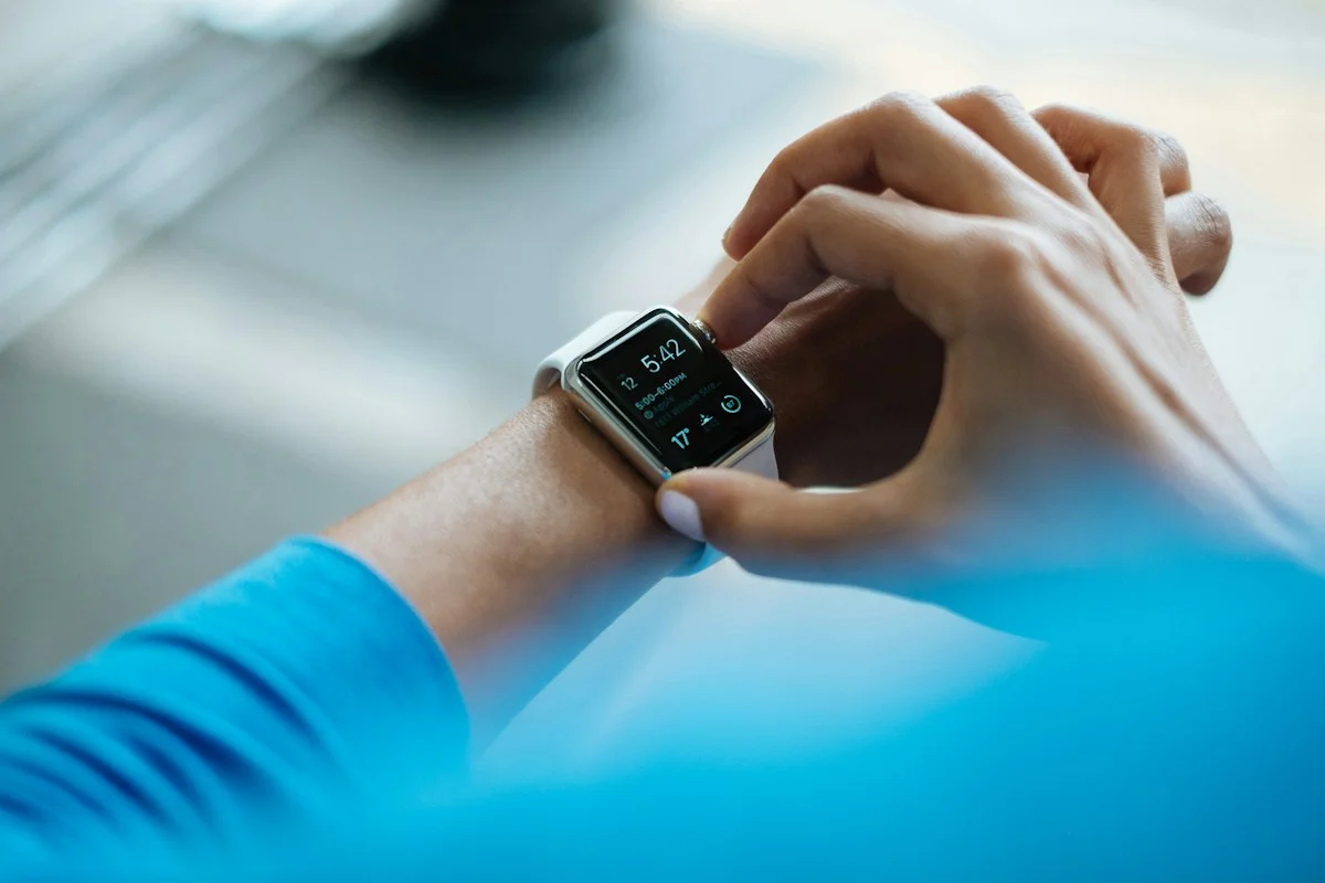Smartwatch representing wearable cardiovascular research