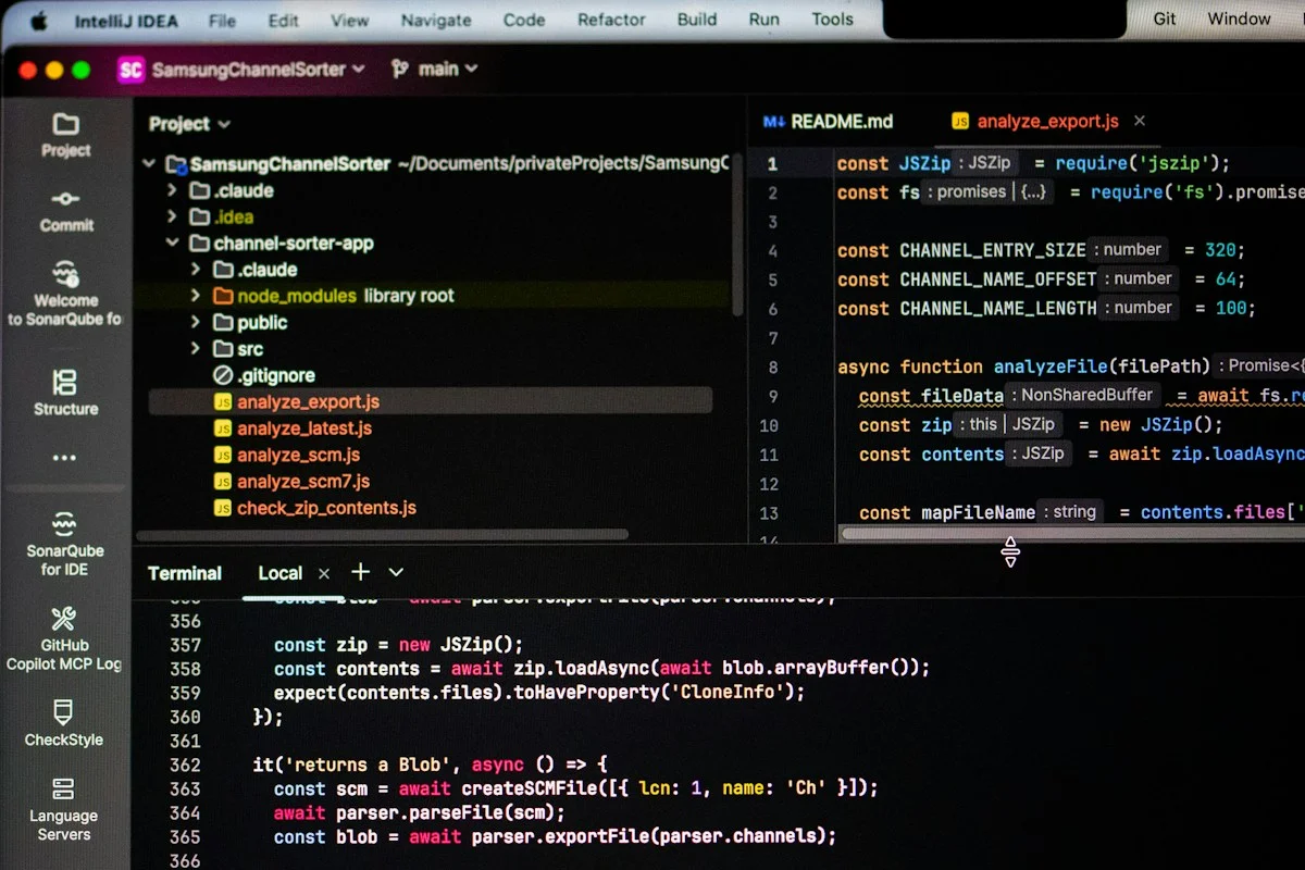 Computer screen displaying machine learning code